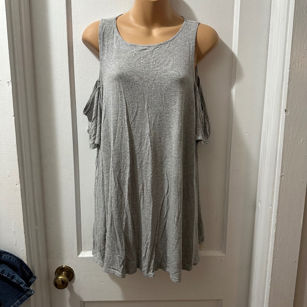 Kimchi Blue‎ Grey Cold Shoulder Dress in M